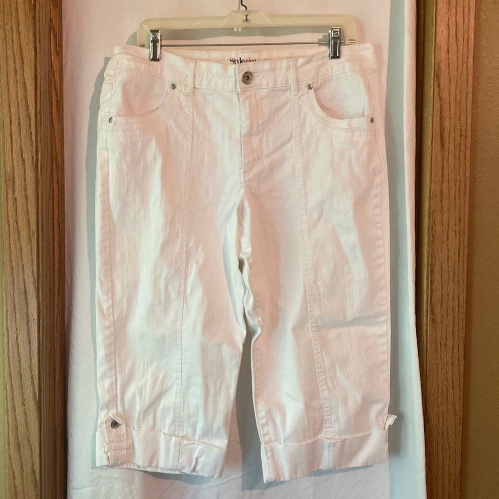 Denim capris